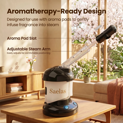 Saelas 2‑in‑1 Hydration Steamer
