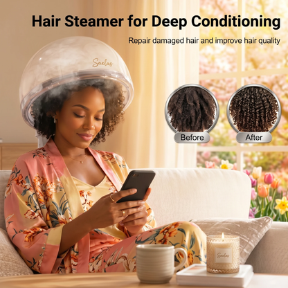 Saelas 2‑in‑1 Hydration Steamer