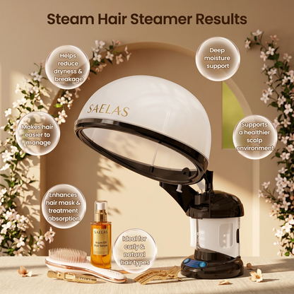 Saelas 2‑in‑1 Hydration Steamer